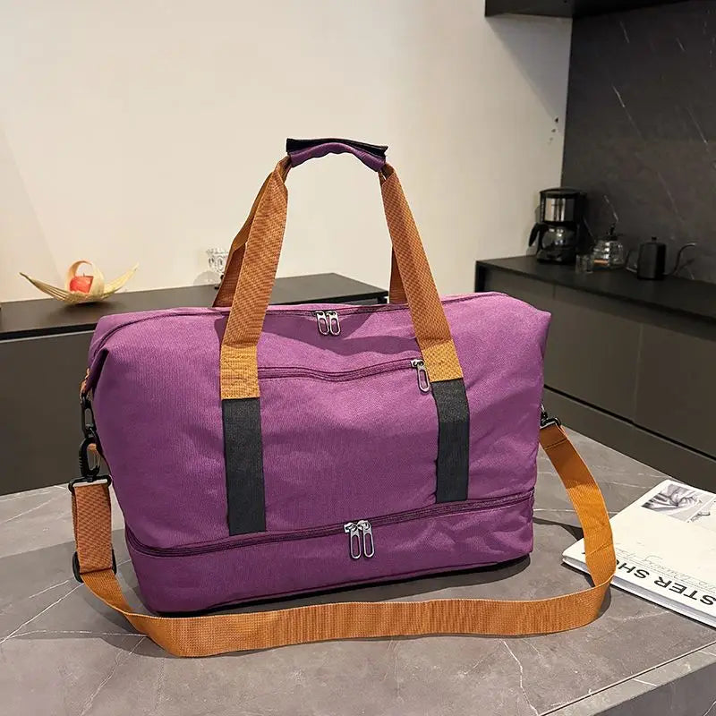 The Packt Weekender travel duffel bag in Purple