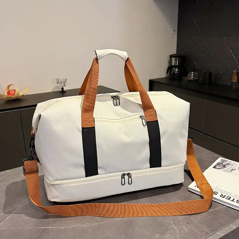 The Packt Weekender travel duffel bag in White