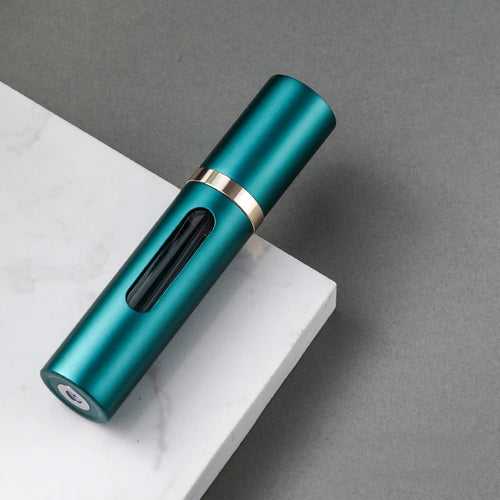 The Packt Atomizer 5ml travel perfume atomizer — all color variants in a row