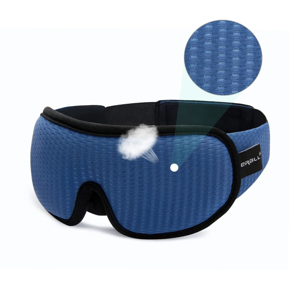 The Packt Blackout paired with Packt Pillow — complete in-flight sleep comfort kit