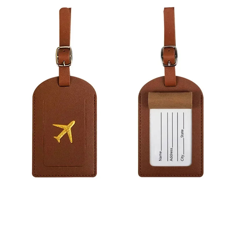 The Packt Tag in Yellow — bright luggage tag available in 11 colors