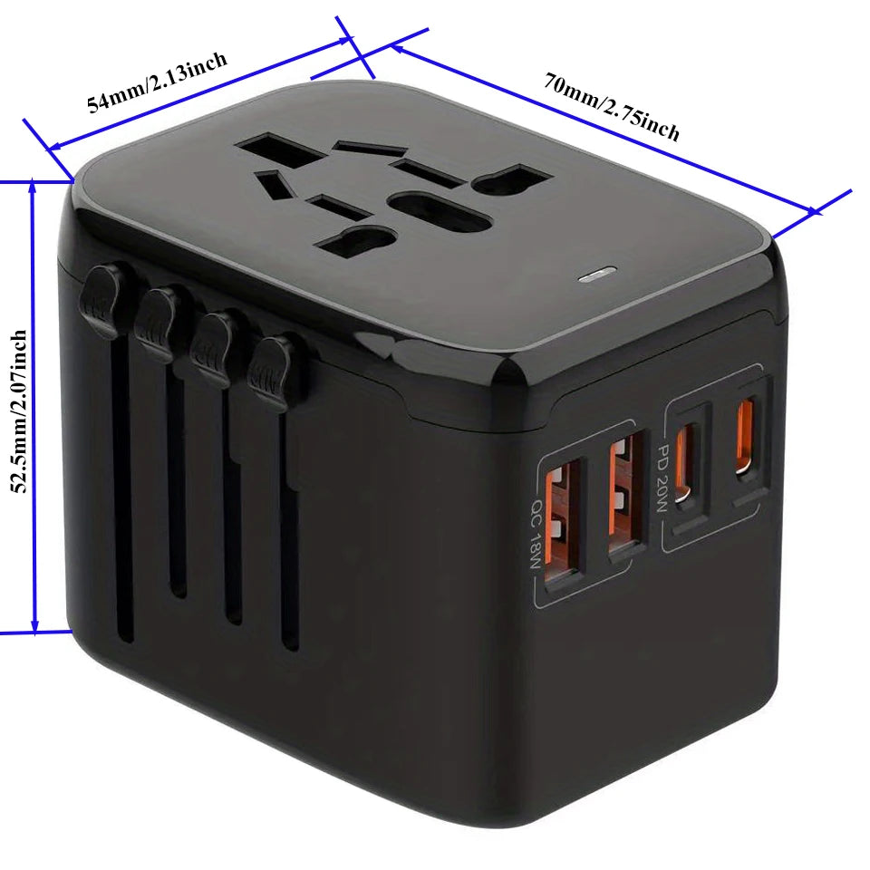 The Packt Charge paired with Packt Wired — complete travel tech setup by Packt