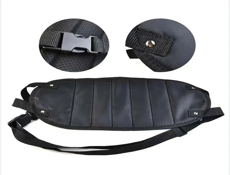 The Packt Hammock folded flat — compact storage fits any carry-on pocket