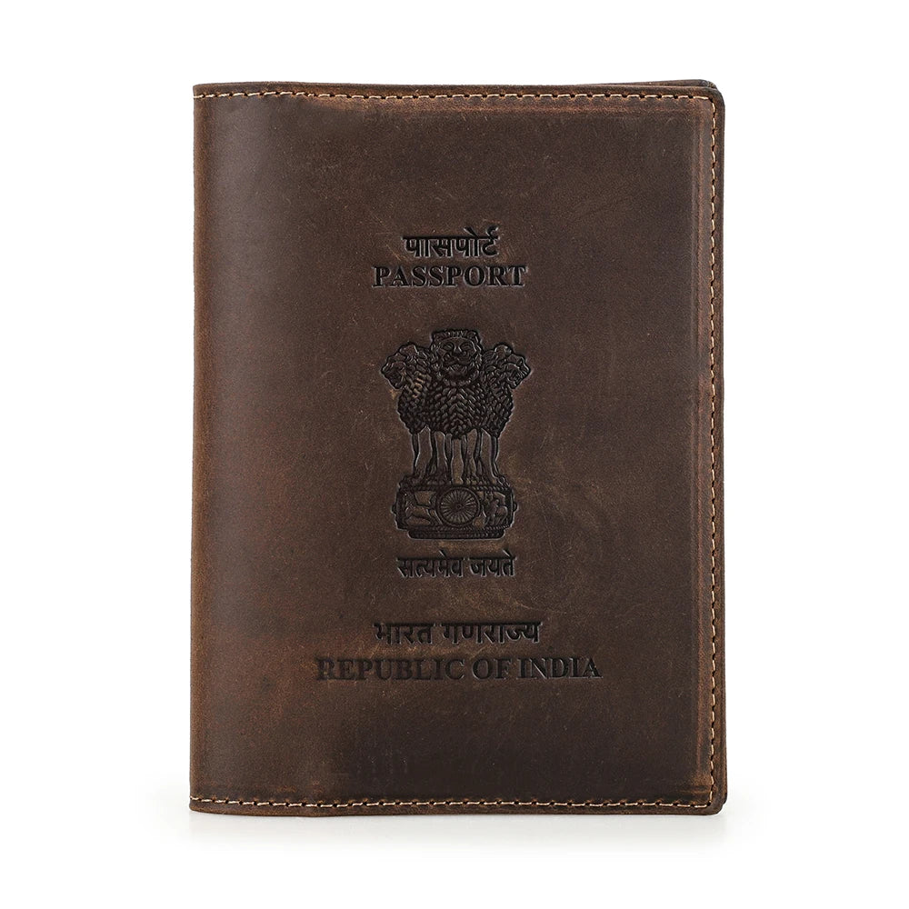 The Packt Passport AirTag slot detail — track your passport anywhere