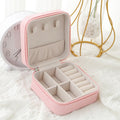 The Packt Jewels travel jewelry organizer — closed compact profile showing secure clasp
