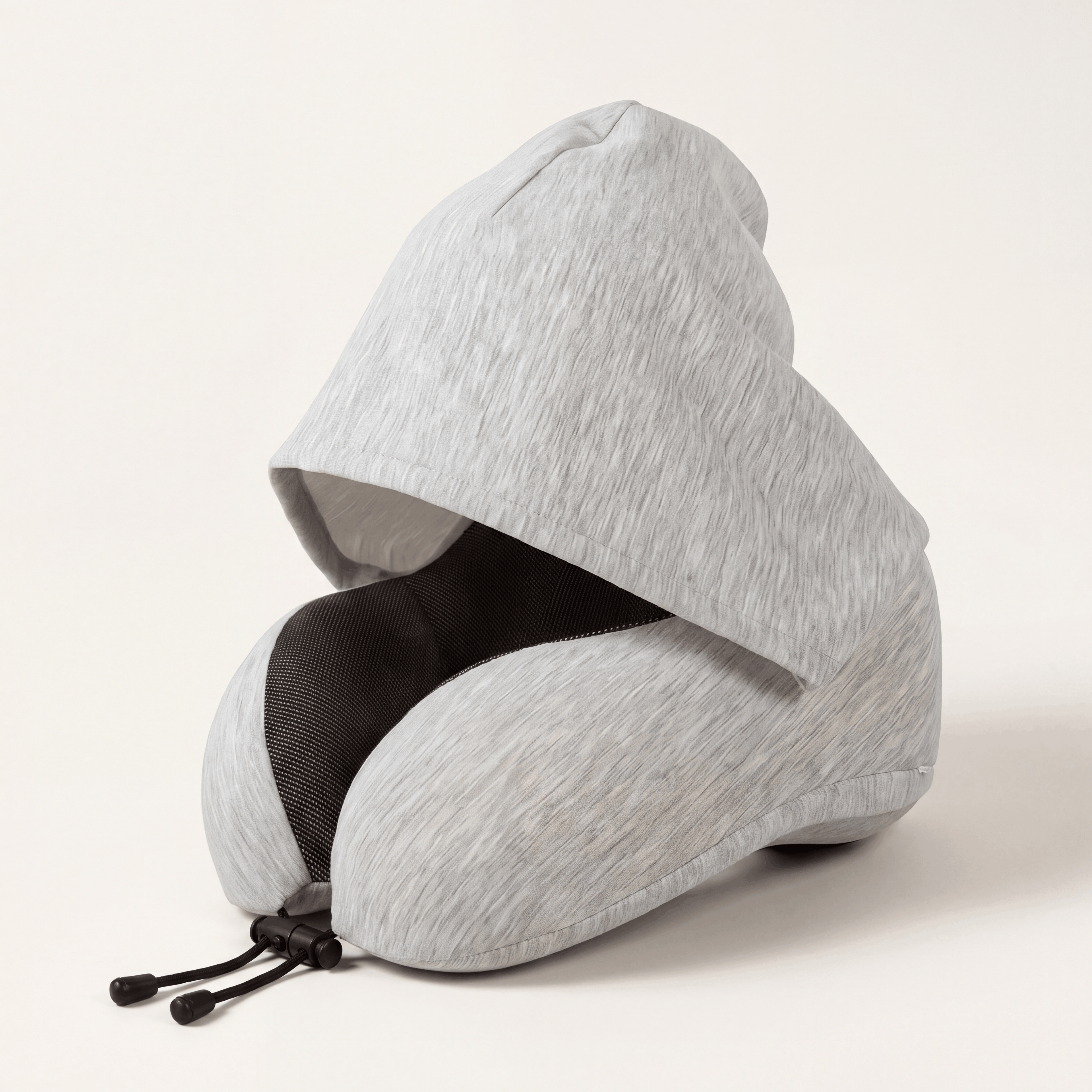 The Packt Pillow — hooded memory foam travel neck pillow